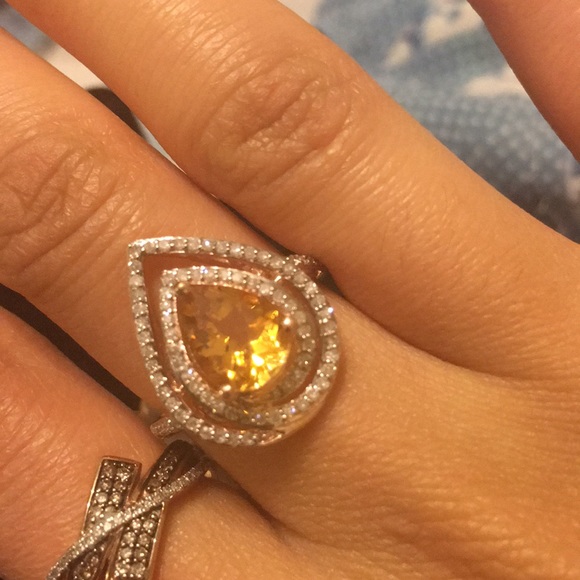 jewelry Jewelry - Rose Gold Rare Madeira Citrine Ring